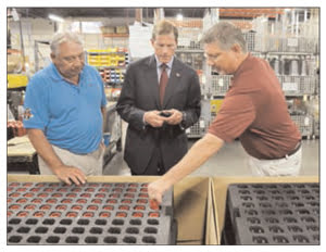 Blumenthal Visits Kochek, Learns About Firefighting Products
