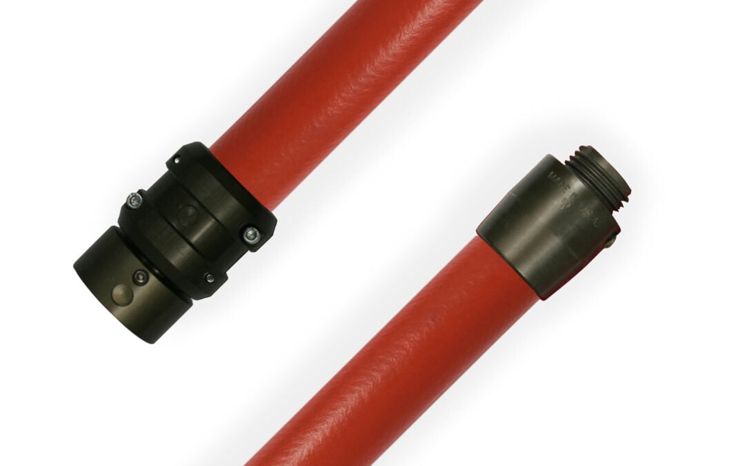 KRBH Heavy Duty Rubber Covered with Field Repairable Couplings